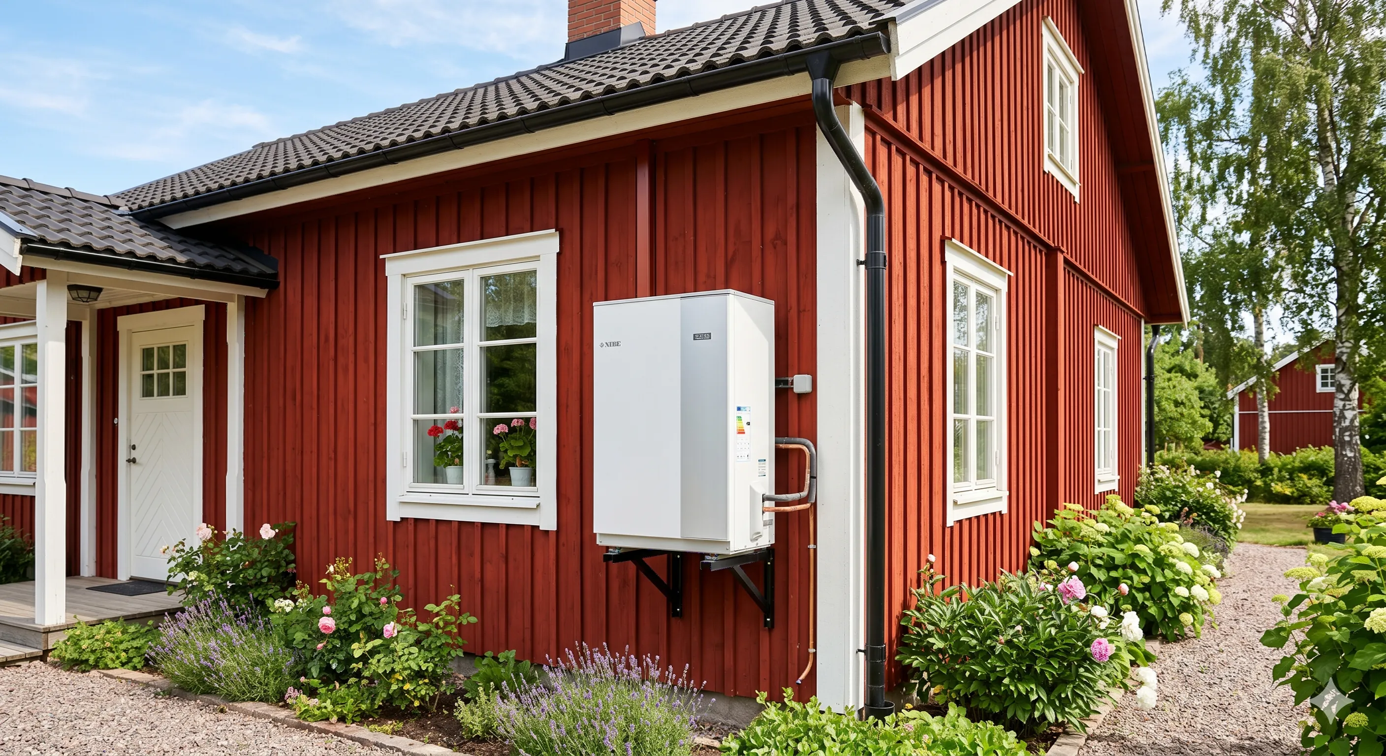 Certifierad installatör monterar värmepump i Hägersten